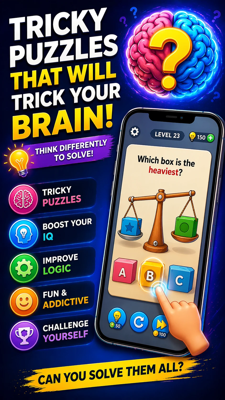 Brain Test: IQ Puzzle Game screenshot