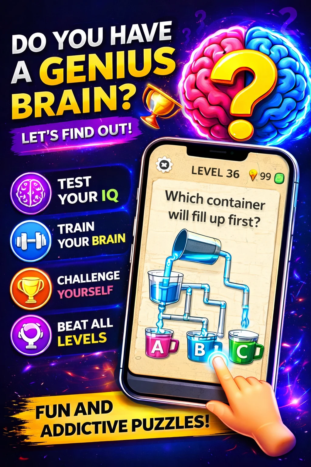 Brain Test: IQ Puzzle Game screenshot